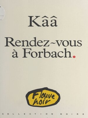 cover image of Rendez-vous à Forbach